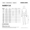 SPODNIE MOTOCYKLOWE TEKSTYLNE REBELHORN HARDY 3.0 DESERT GREY RED 3XL